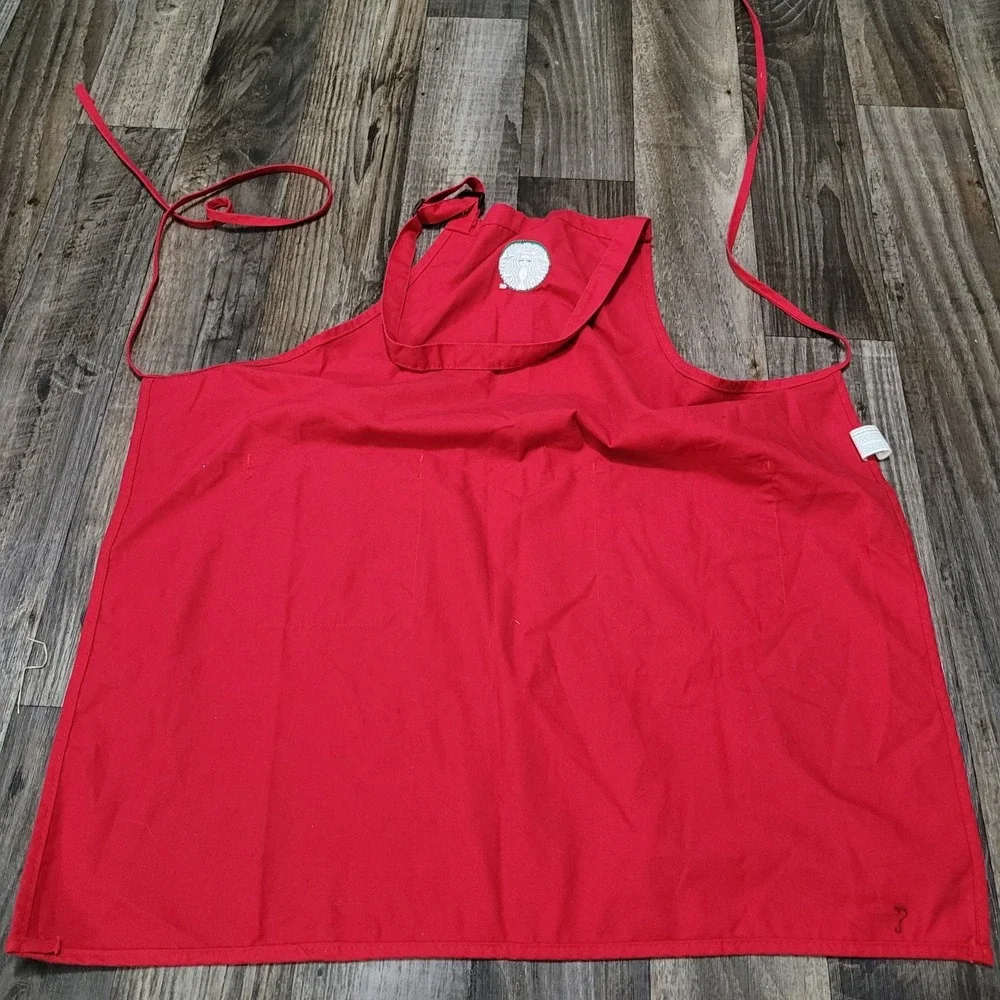 Starbucks Coffee Employee Apron, Red Holiday Osfm